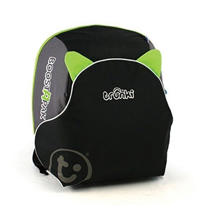 Trunki BoostApak und Reise-Autositzerhöhungen, Farbe Grün und Schwarz, 8 Liter, Reiseartikel Webshop weshop.ch