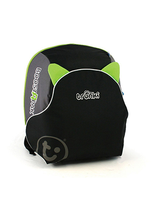 Trunki BoostApak und Reise-Autositzerhöhungen, Farbe Grün und Schwarz, 8 Liter, Reiseartikel Webshop weshop.ch