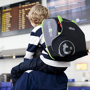 Trunki BoostApak, Reise- und Ferien, Farbe Grün und Schwarz, 8 Liter, Reiseartikel Webshop weshop.ch