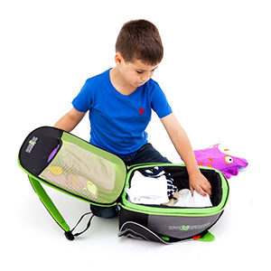 Trunki BoostApak, grosses Volumen Farbe Grün und Schwarz, 8 Liter, Reiseartikel weshop.ch