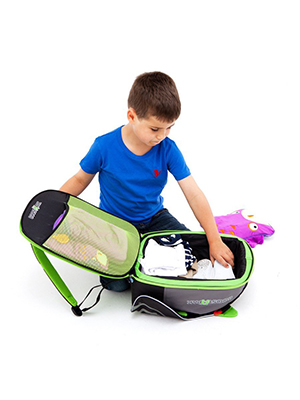 Trunki BoostApak, grosses Volumen Farbe Grün und Schwarz, 8 Liter, Reiseartikel weshop.ch