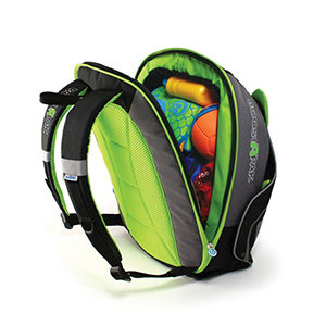 Trunki BoostApak, Kinderrucksak, Farbe Grün und Schwarz, 8 Liter, Reiseartikel weshop.ch