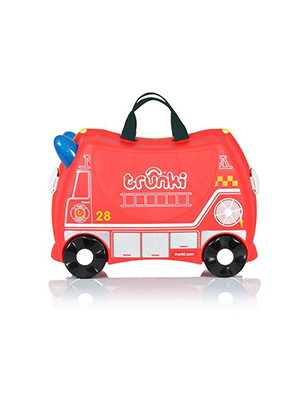 Trunki frank fire truck, kindertrolley, Farbe Rot, 18 Liter, Frontsicht, Reiseartikel Webshop weshop.ch