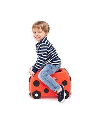 Trunki Harley der Marienkäfer , Kinderkoffer, Farbe rot, 18 Liter, für Ferien und Reisen, Reiseartikel Webshop weshop.ch