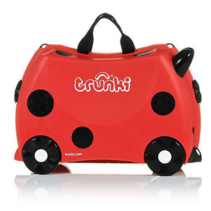 Trunki Harley der Marienkäfer , Kinderkoffer, Farbe rot, 18 Liter, Frontsicht, Reiseartikel Webshop weshop.ch
