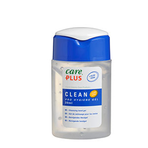 Händedesinfektion Gel , Clean Pro Hygiene Gel 30 ml, Careplus, Schweizer Reisezubehör Online-Shop weshop.ch