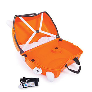 Trunki Tigerorange Tipu, kinderkoffer Handgepäck, Farbe orange, 18 Liter, Innentasche, Reiseartikel Webshop weshop.ch
