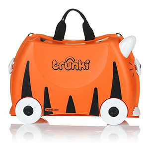 Trunki Tigerorange Tipu, kinderkoffer Handgepäck, Farbe orange, 18 Liter, Frontsicht, Reiseartikel Webshop weshop.ch
