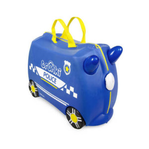 Trunki Pear Pricess, hartschalen kinderkoffer , Farbe hellblau, 18 Liter, Frontsicht, Reiseartikel Webshop weshop.ch