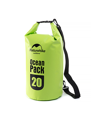 Wasserdichter Seesack mit 5 Litern Volumen, Farbe Lime – Reiseartikel onlineshop weshop.ch – Jetzt online kaufen