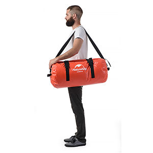 Wasserdichte Tasche 60 Liter, Seitlich, Reiseuntensilien Online Shop weshop.ch