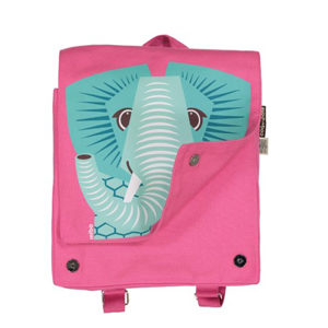 Bunter Kinderrucksack in Pink mit Elefantenmotiv von Coq en pate aus 100% Bio Baumwolle aus nachhaltiger Herstellung. Im Schweizer Reiseartikel Online Shop weshop.ch erhältlich.