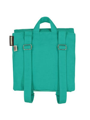 Bunter Kinderrucksack mit Lemuren Motiv von Coq en pate aus nachhaltiger Herstellung, Rückseite. Im Schweizer Kinder Reiseartikel Online Shop weshop.ch erhältlich