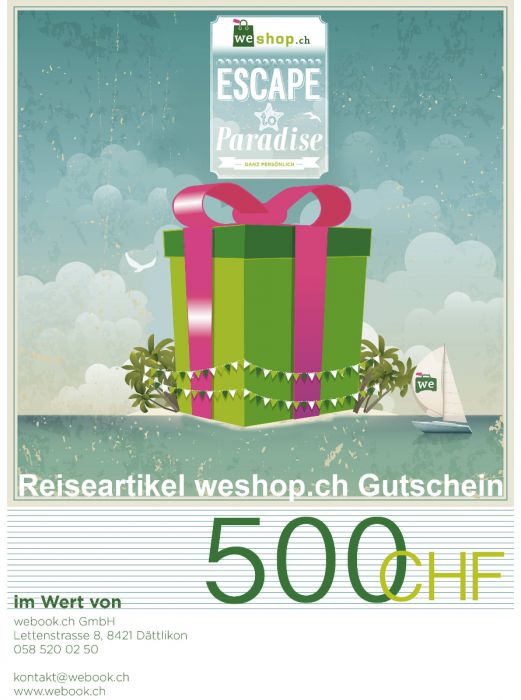 500CHF Gutschein weshop.ch