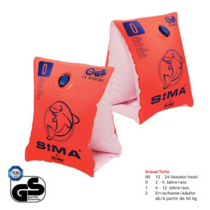 SIMA 12 - 24 Monate Babys Schwimmflügeli orange