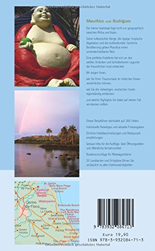 Mauritius Reiseführer Rückseite Hupe Verlag. Schweizer Reiseartikel Onlineshop weshop.ch