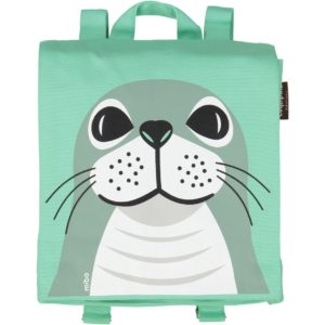 Bunter Kinderrucksack mit Lemuren Motiv von Coq en pate aus 100% Bio Baumwolle aus nachhaltiger Herstellung. Im Schweizer Kinder Reiseartikel Online Shop weshop.ch erhältlich