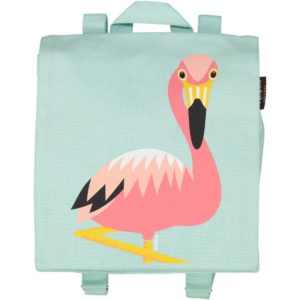 Bunter Kinderrucksack mit Lemuren Motiv von Coq en pate aus 100% Bio Baumwolle aus nachhaltiger Herstellung. Im Schweizer Kinder Reiseartikel Online Shop weshop.ch erhältlich