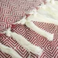 Hamamtuch Pestemal Bordeaurot 100% Baumwolle