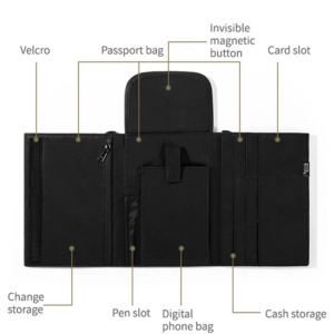 Reisebrustbeutel, Travel Organiser mit RFID schutz-8528