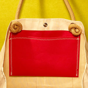 XL Segeltuch Strandtasche - Breitformat Nr2-8910