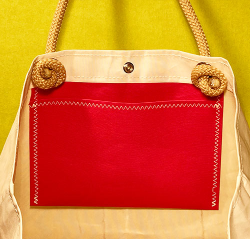 XL Segeltuch Strandtasche - Breitformat Nr2-8910