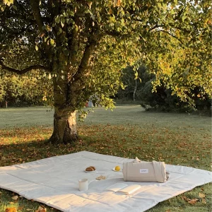 XL Picknickdecke 140x200cm taupe sand onlineshop resieartikel weshop