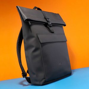 Rolltop-Rucksack Jasper - Schwarz-0