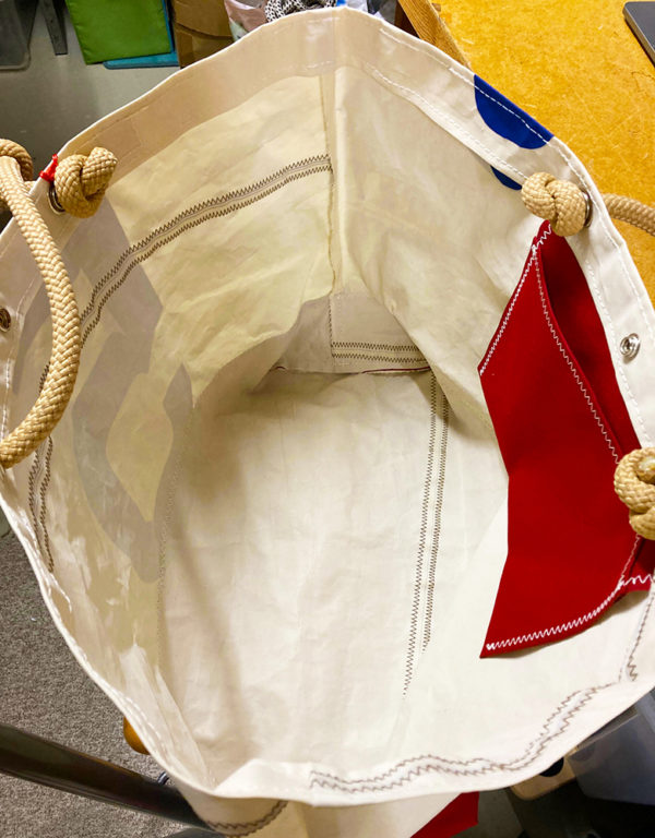 XL Segeltuch Strandtasche - Breitformat - Nr 5-10804