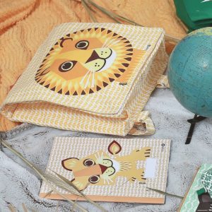 Kinder Malheftli in gelb mit Löwe als Tiermotiv - Image 5
