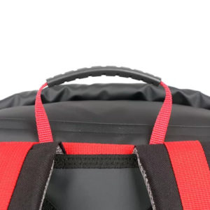 Motorrad Rucksack 25L, Rot und Schwarz - Image 6