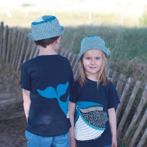 Zeichnungsheft A5 für Kinder in Dunkelblau mit Walfisch als Motiv - Image 4