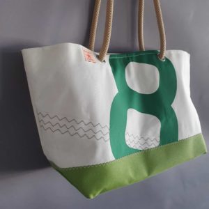 Segeltuchtaschen XL in Grün Breitformat - Image 5
