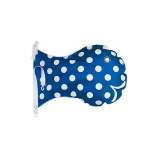 Wickelfisch Badetasche Medium 16 Liter Blau, Weisse Punkte