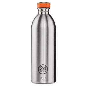 Trinkflasche 1 Liter Stahl 24Bottles