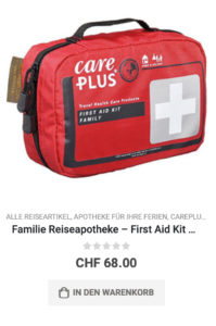 Reiseapotheke kaufen First Aid Kit Careplus