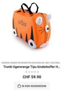 Trunki Kinderkoffer Tipu Tiger