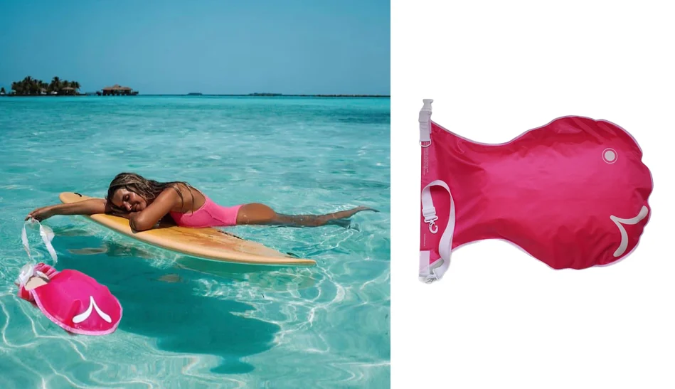 Wickelfisch Badetasche Schwimmtasche Pink Schweizer Design
